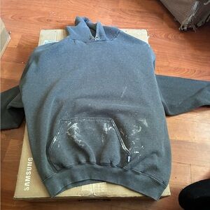 Men's Gray Hoodie Sweater